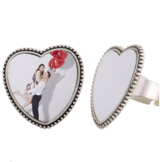 Ring, Adjustable Zinc Alloy Sublimation Ring