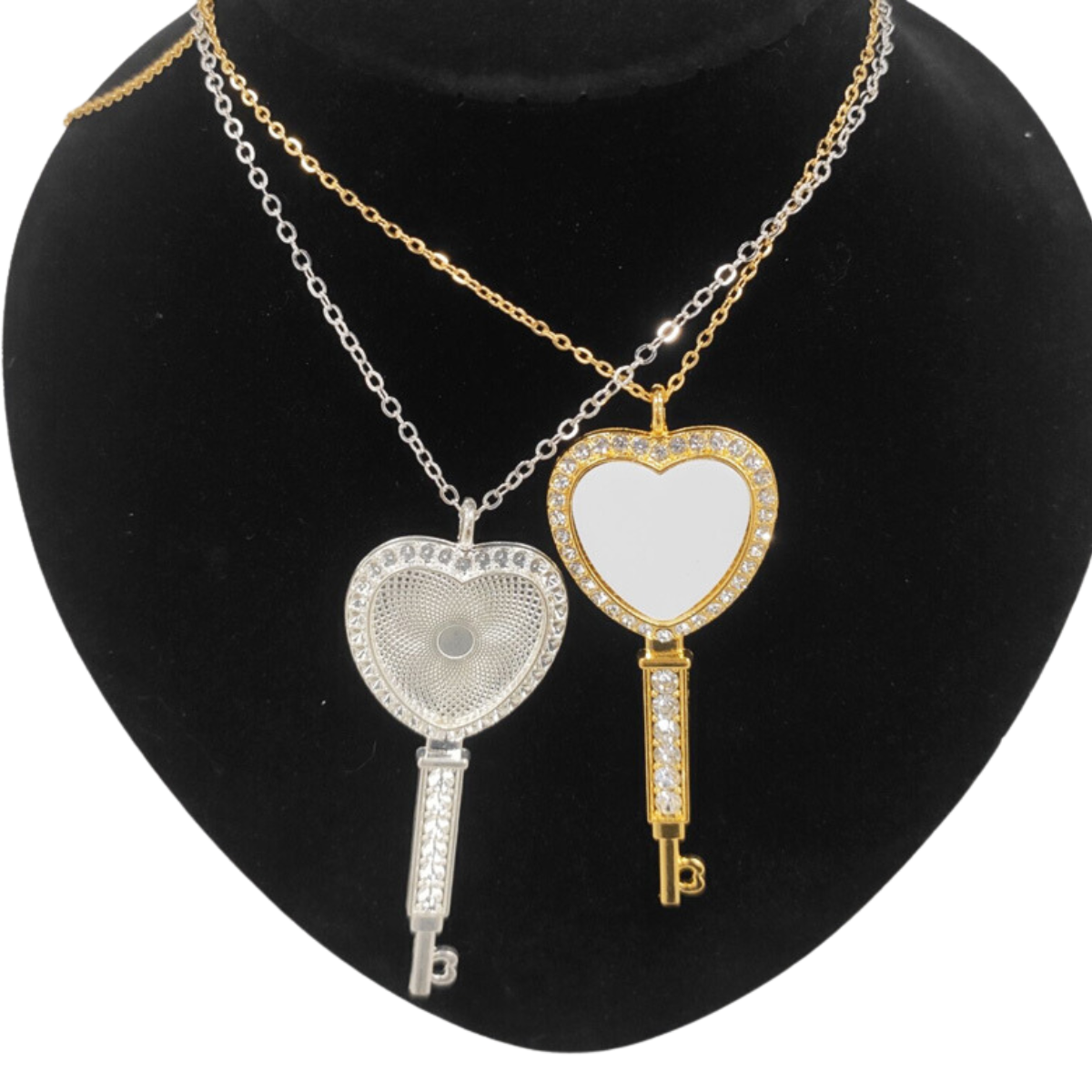 Necklace, Sublimation "Key To My Heart"