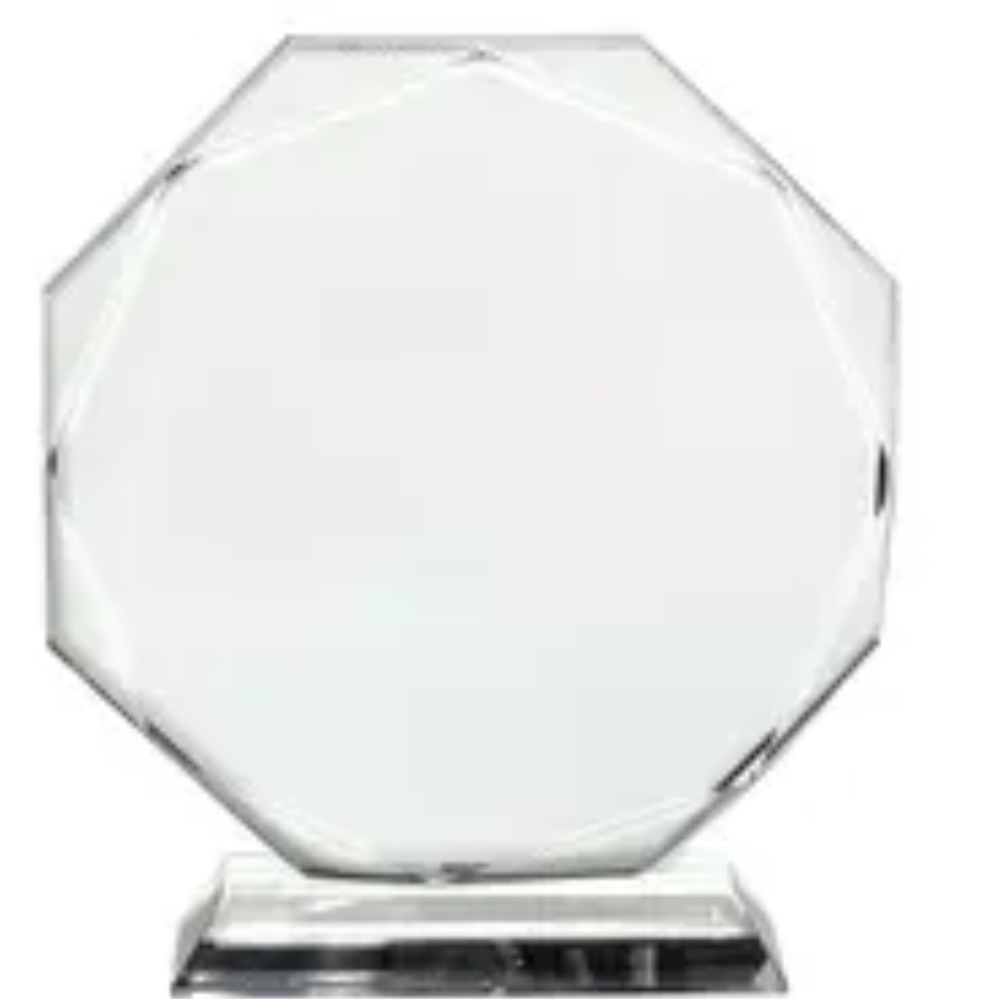 Crystal , Octagon Sublimation Photo Blank BSJ-26 (more on the way!)