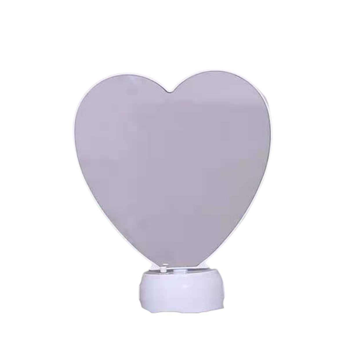 Magic Mirror Hidden Sublimation Metal Inner Circle With Led Light and USB cord or 3 AAA Battery's