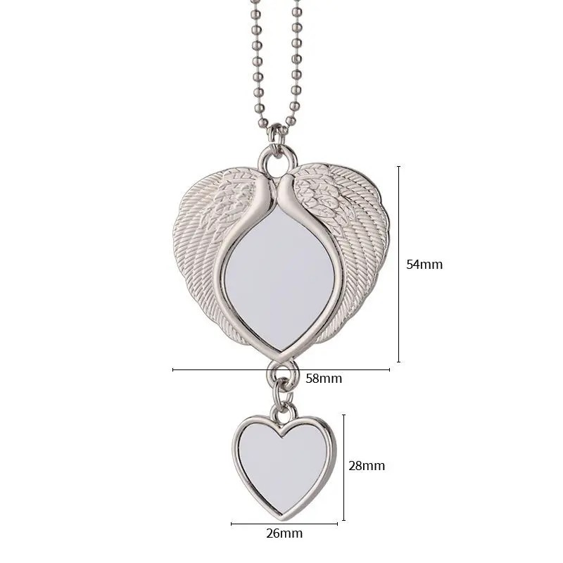 Car Ornament double sided (4 sublimation plates)