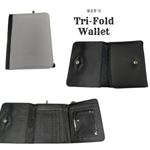 Wallet Men's Trifold Sublimation Wallet