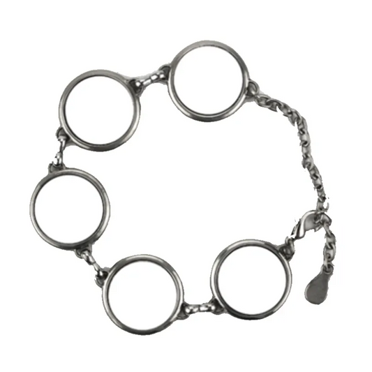 Bracelet, Sublimation 5 Blank Charm Bracelet Zinc Alloy