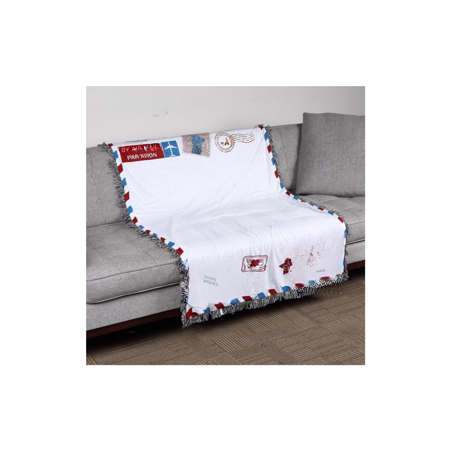 Blanket Sublimation Post Card Theme(clearance)