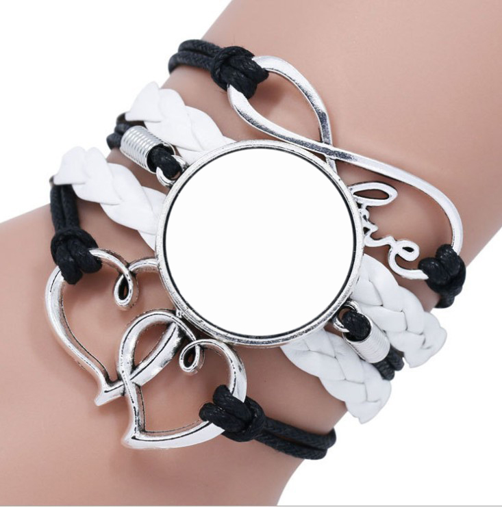 Bracelet Leather Sublimation Jewelry (clearance)