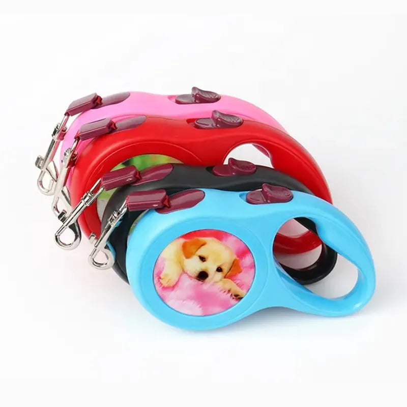 Dog Retractable Sublimation Leash (clearance)