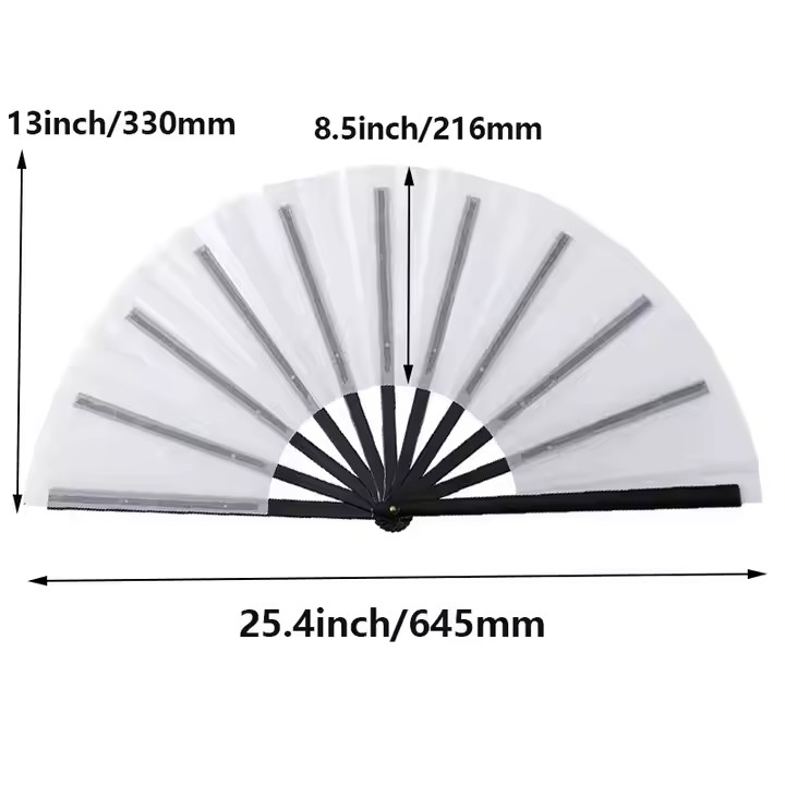 Fan, handheld folding sublimation fan