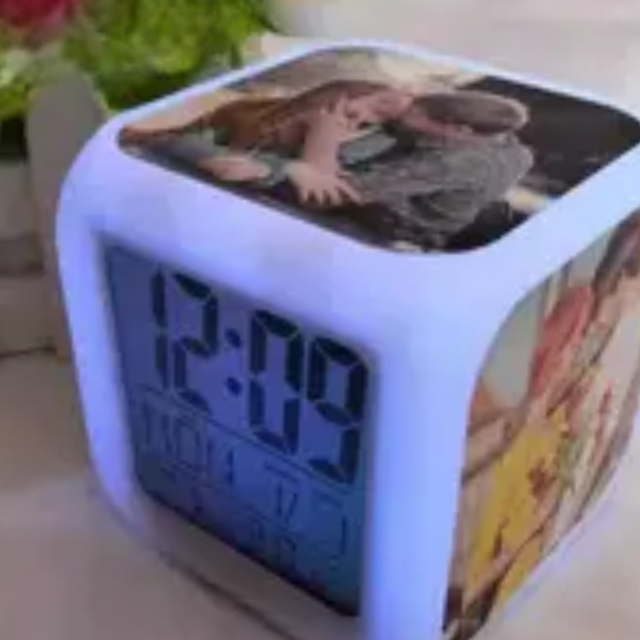 Alarm Clock , Sublimation  Color Changing.