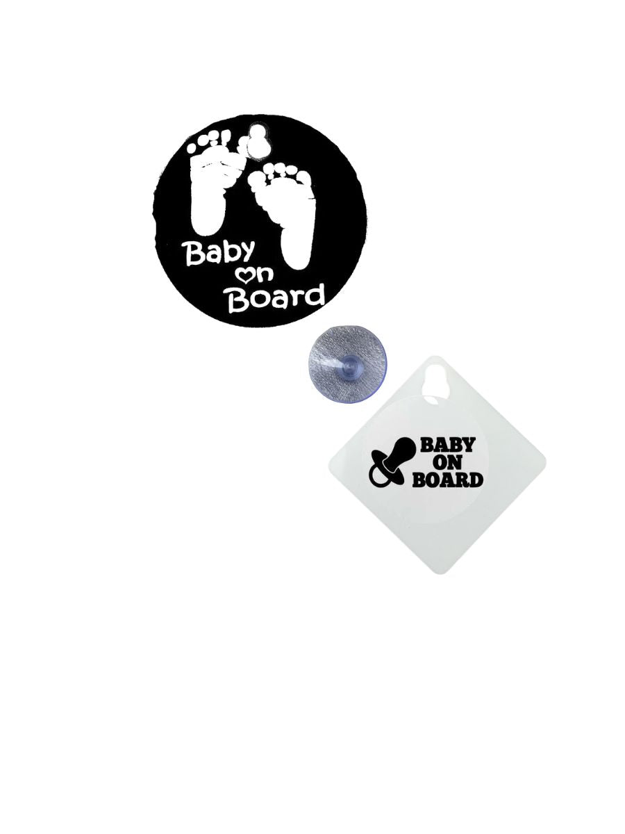 Baby Sublimation Car Warning Sign Baby Aboard (clearance)