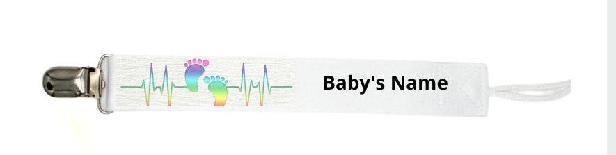 Baby Pacifier Holder Sublimation Pacifier Clip (clearance)