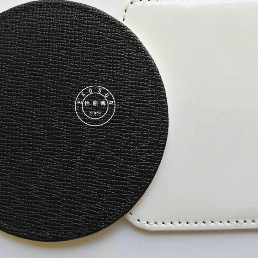 Coaster PU Leather Sublimation Coasters