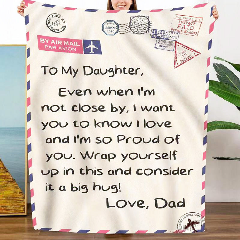 Blanket Sublimation Post Card Theme(clearance)