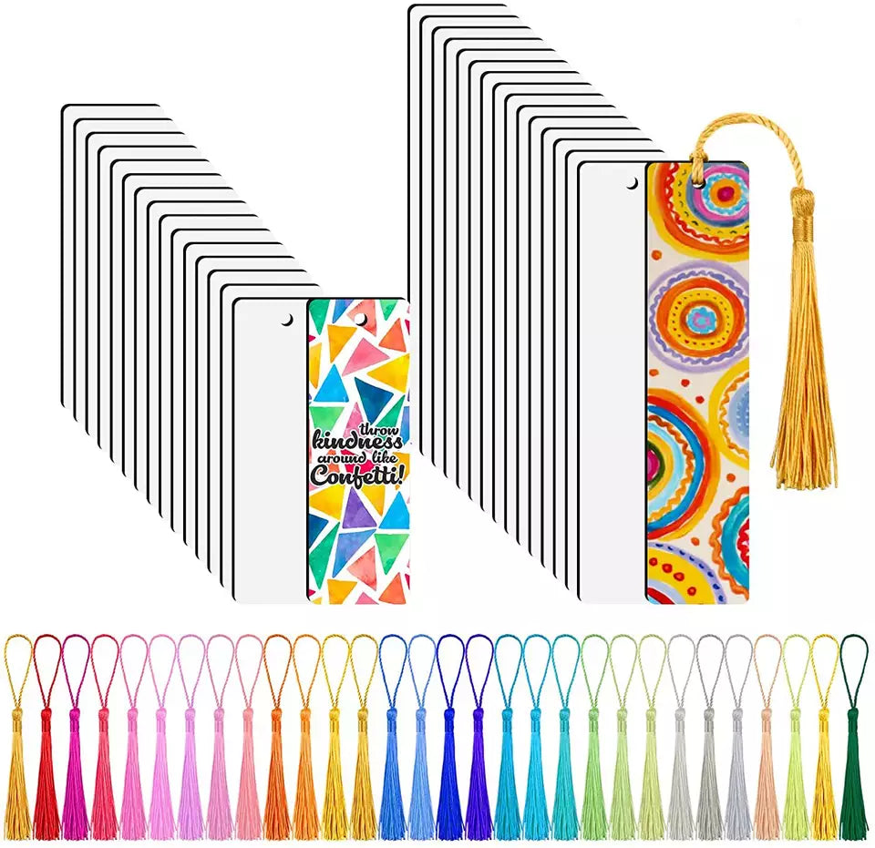Bookmark, Sublimation Double Sided MDF 1.25"x5.75"