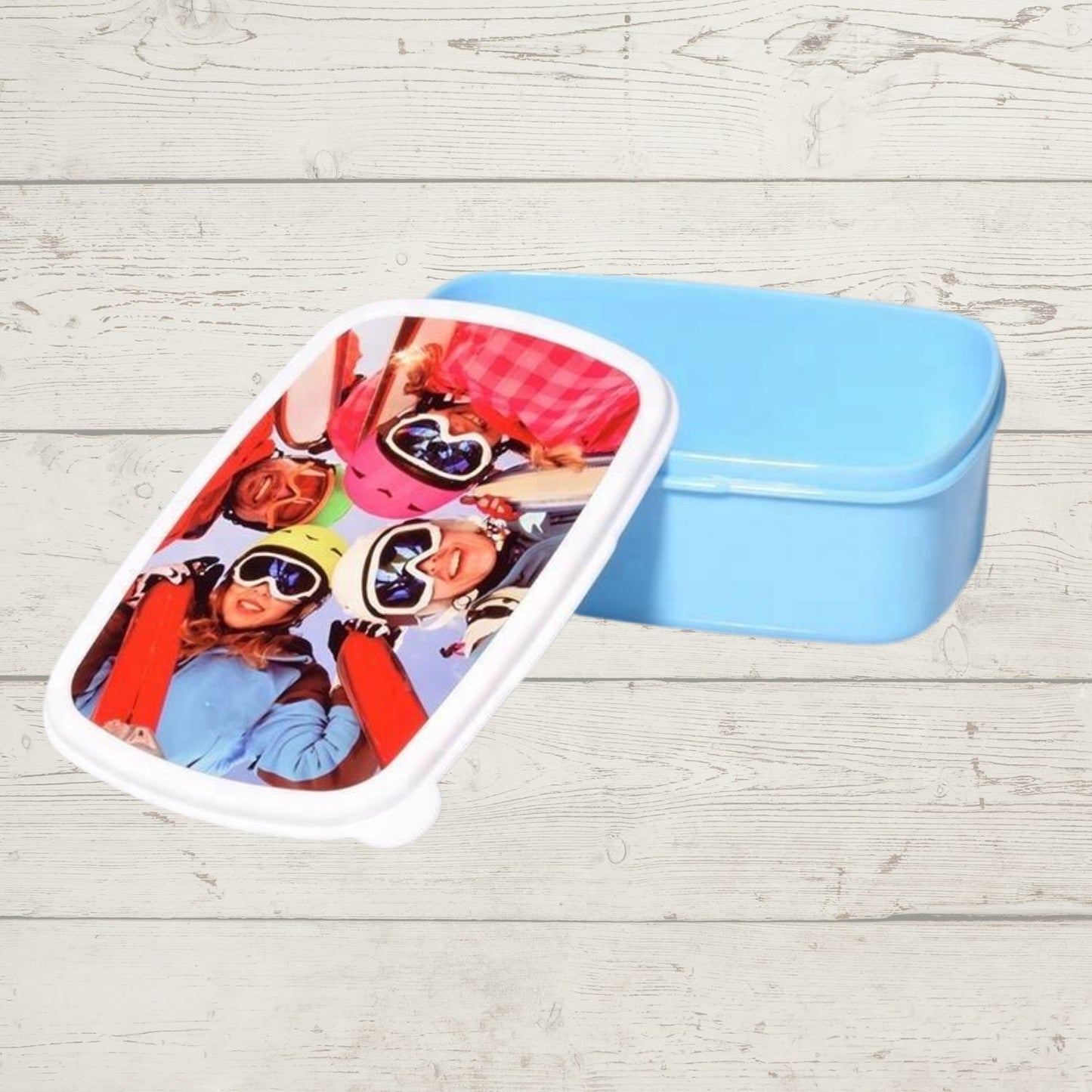 Box , Sublimation Lunch Boxes Pink and Blue ,Large and Small (clearance)