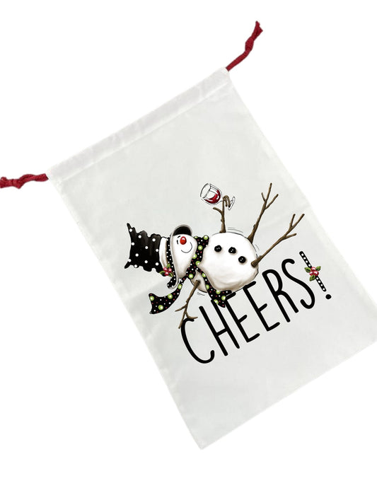 Christmas Santa Sack Draw String Bag