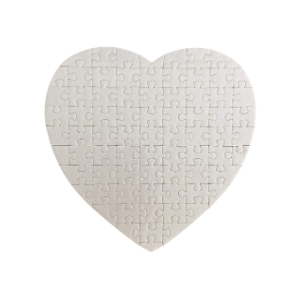50 Sets Blank Sublimation Jigsaw Puzzle Pearl Heart Shape Puzzle