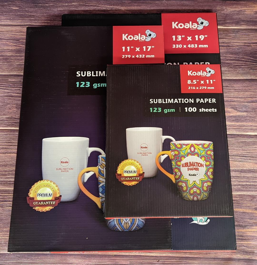 Paper Koala Brand Premium Sublimation paper 123 GSM "THICK" (3 sizes available)