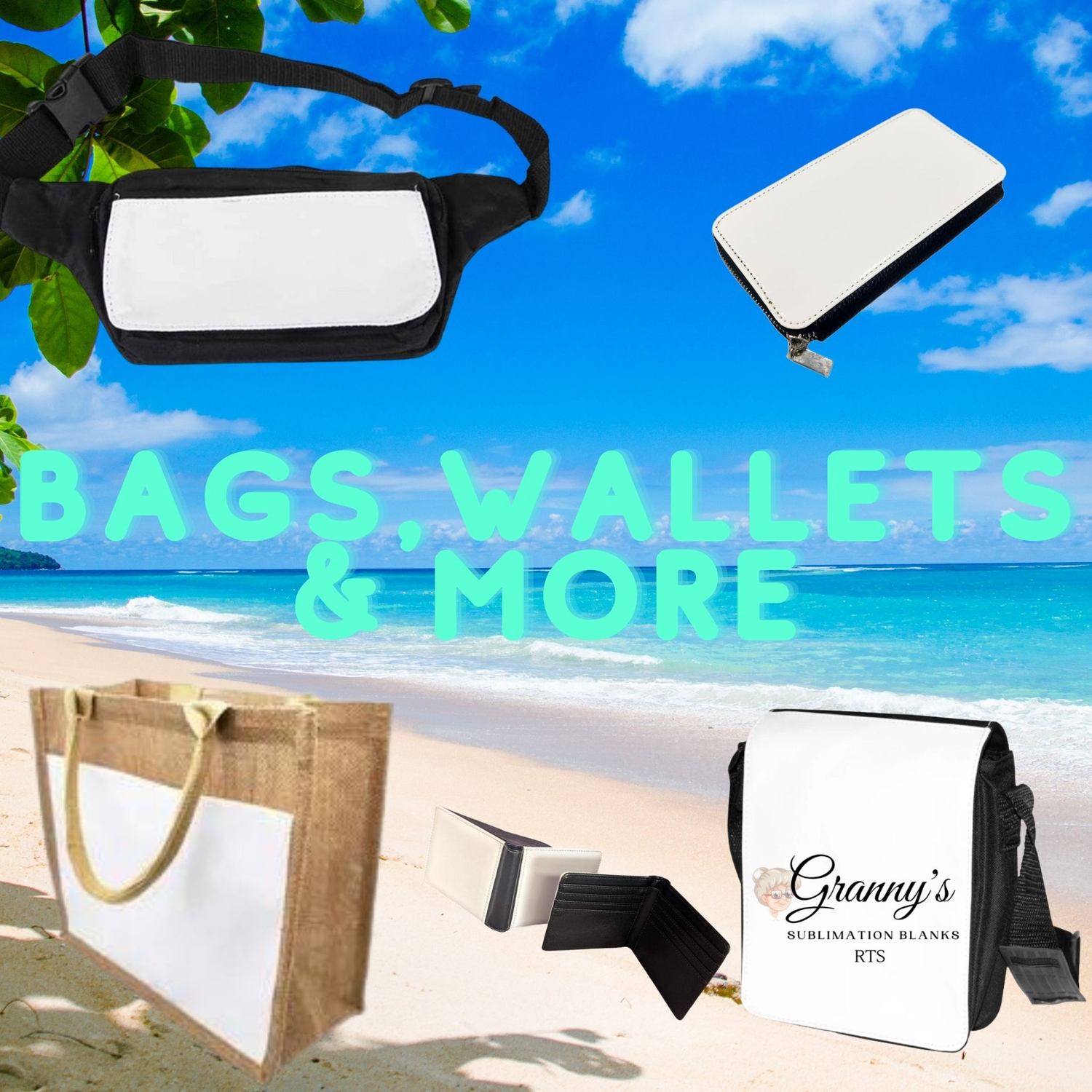 Bags, Wallets Sublimation and More