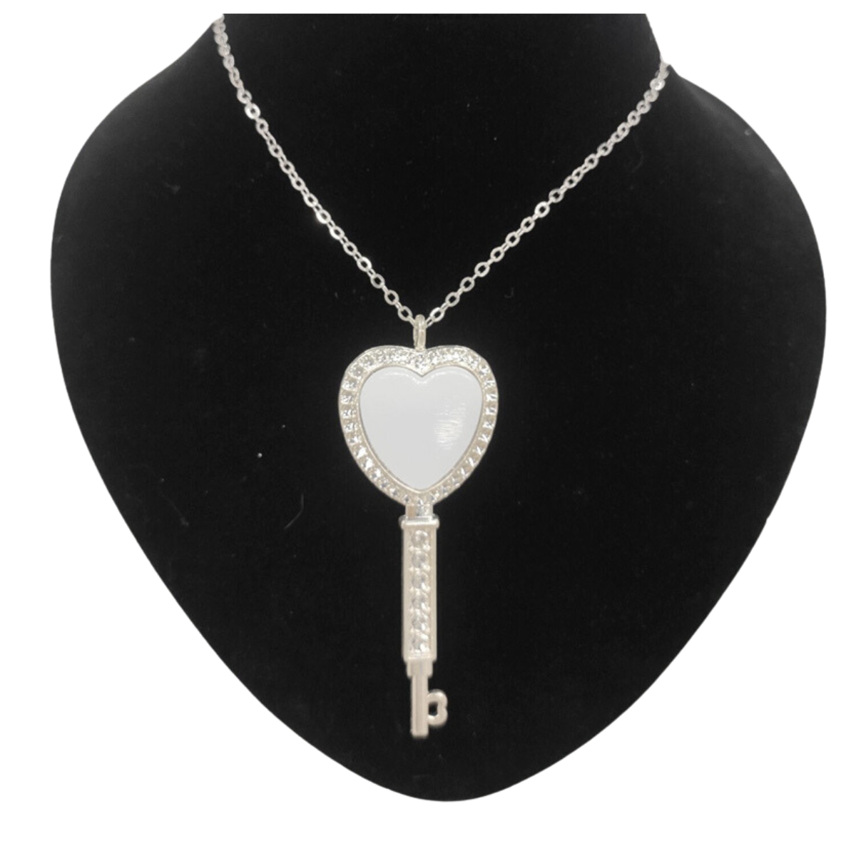 Necklace, Sublimation "Key To My Heart"