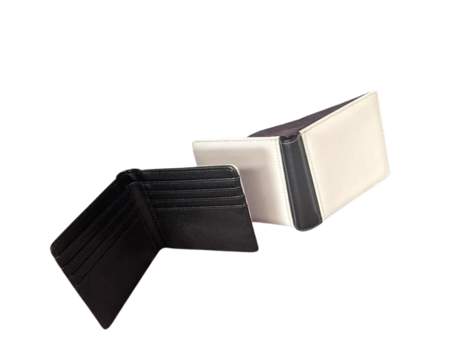 Wallet, Men's Double Sided Sublimation PU Leather Wallet