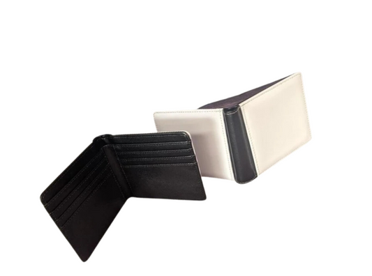 Wallet, Men's Double Sided Sublimation PU leather Wallet