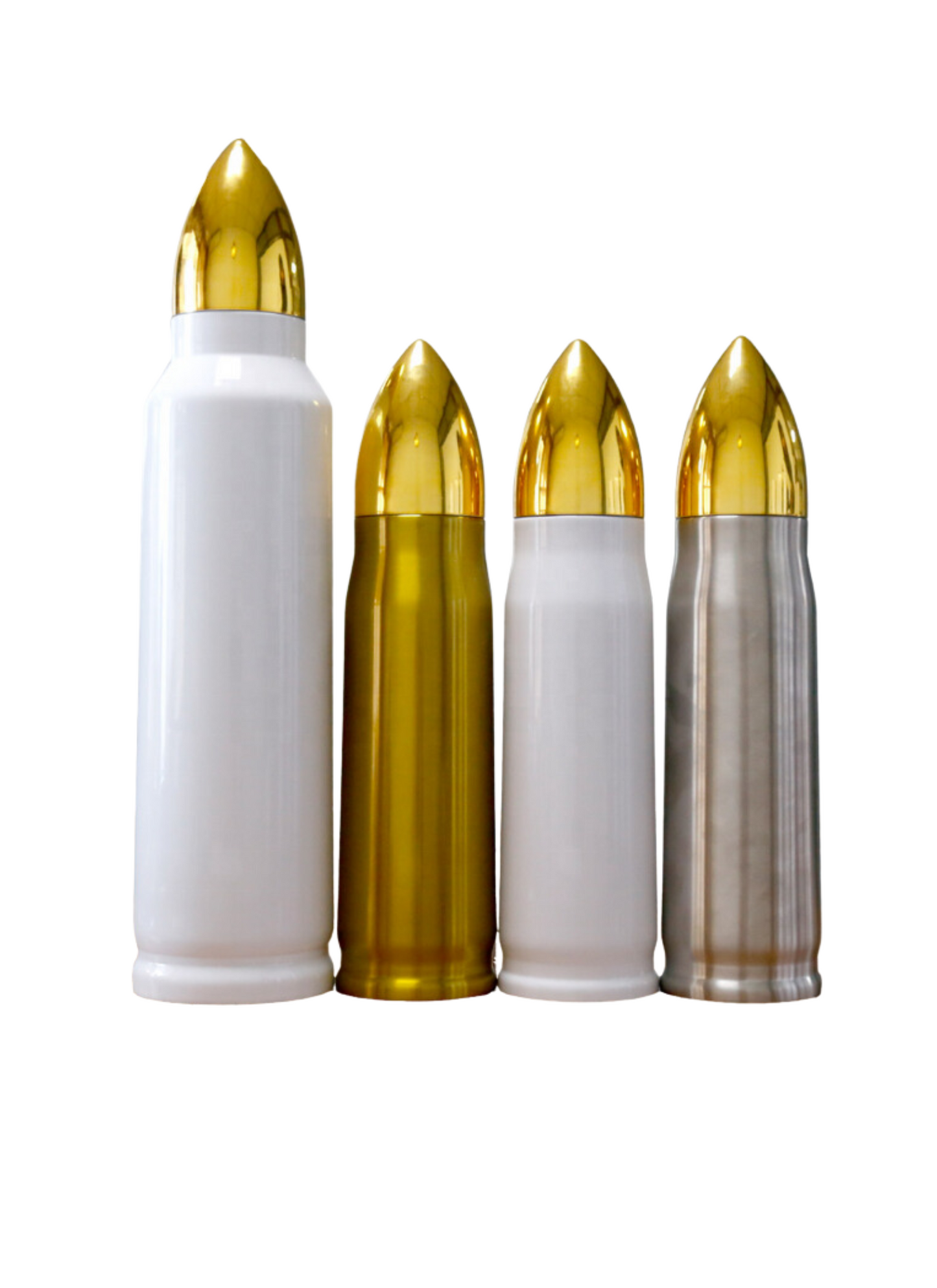 Tumbler Shotgun Shell Thermos Sublimation blank 17 & 25oz (Slight Tapered)