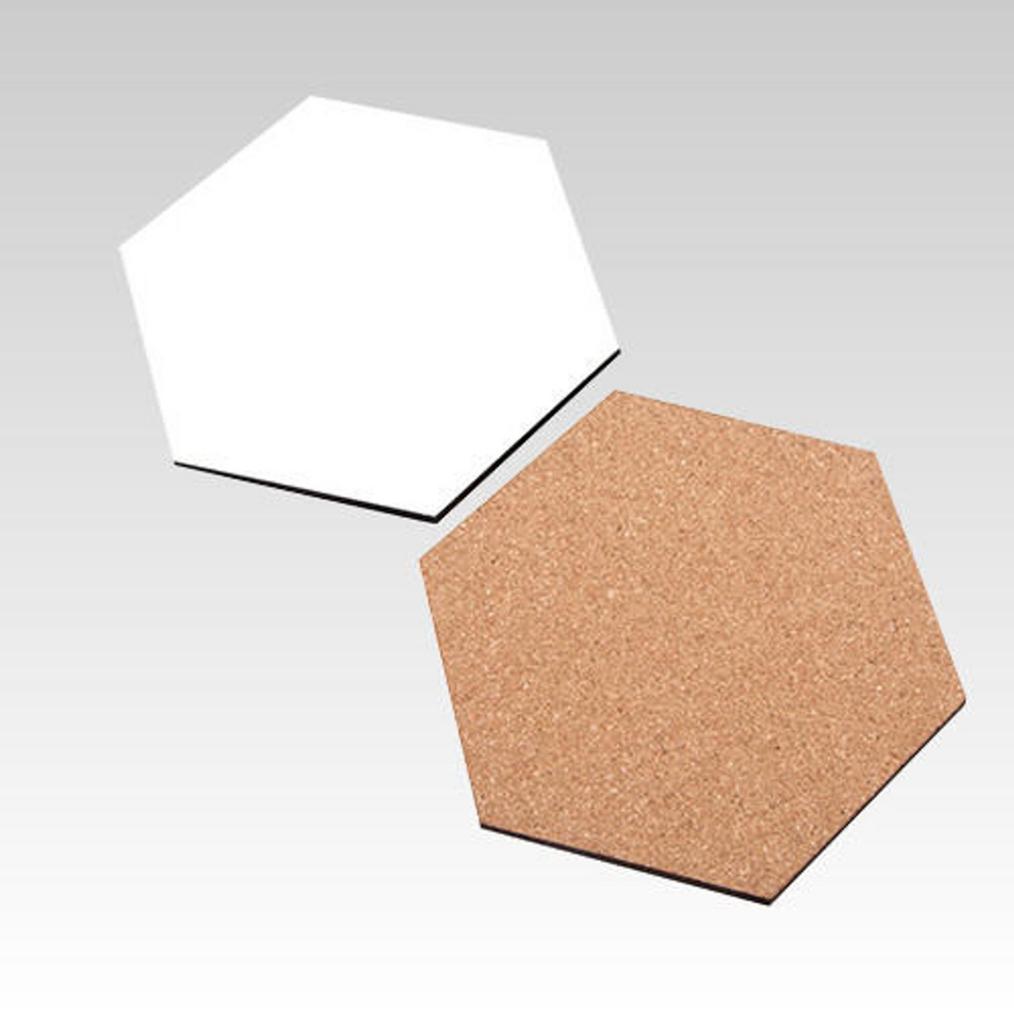 Coaster Sublimation MDF Cork Back