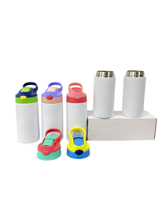 Baby Color Lid Sublimation Stainless Steel Tumbler 12oz (clearance)