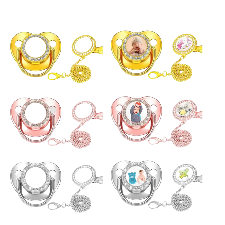 Baby Bling  Sublimation Binky/Pacifier (clearance)