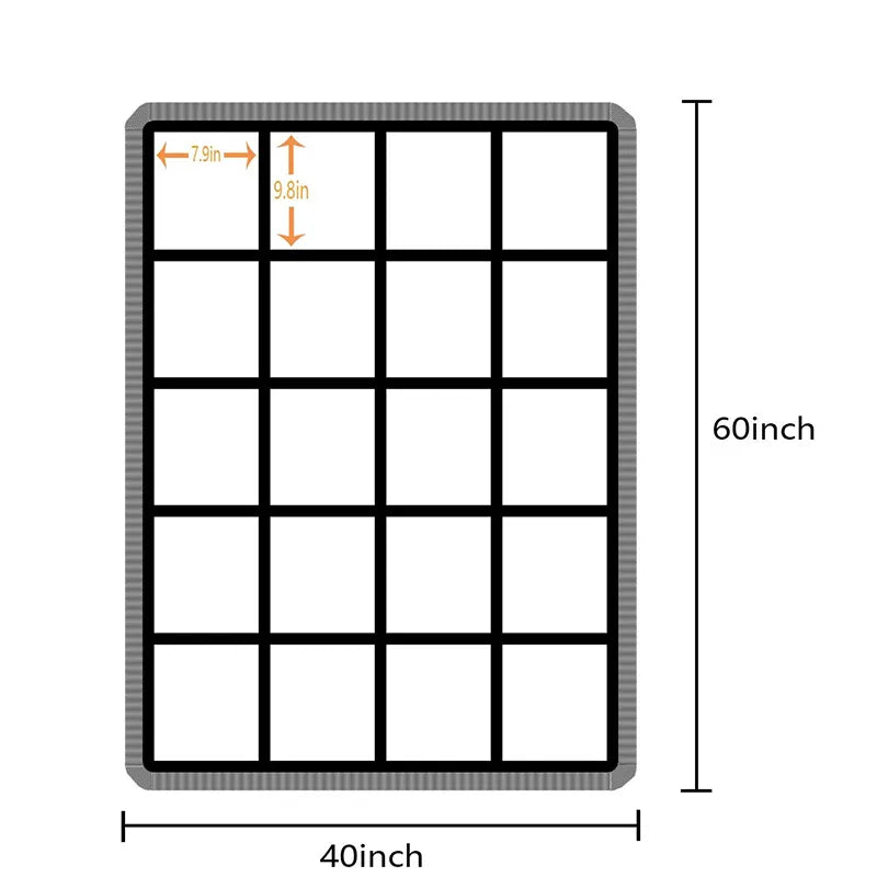 Blanket 20 Panel Sublimation Throw