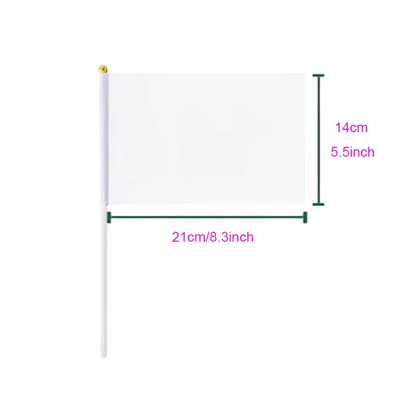 Flag, cheap sublimation hand flags