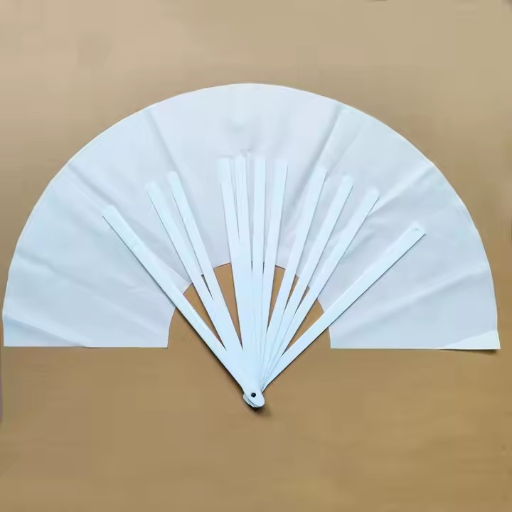 Fan, handheld folding sublimation fan