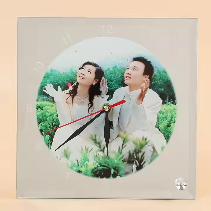 Mirror clock, Photo sublimation mirror clock, BL-14