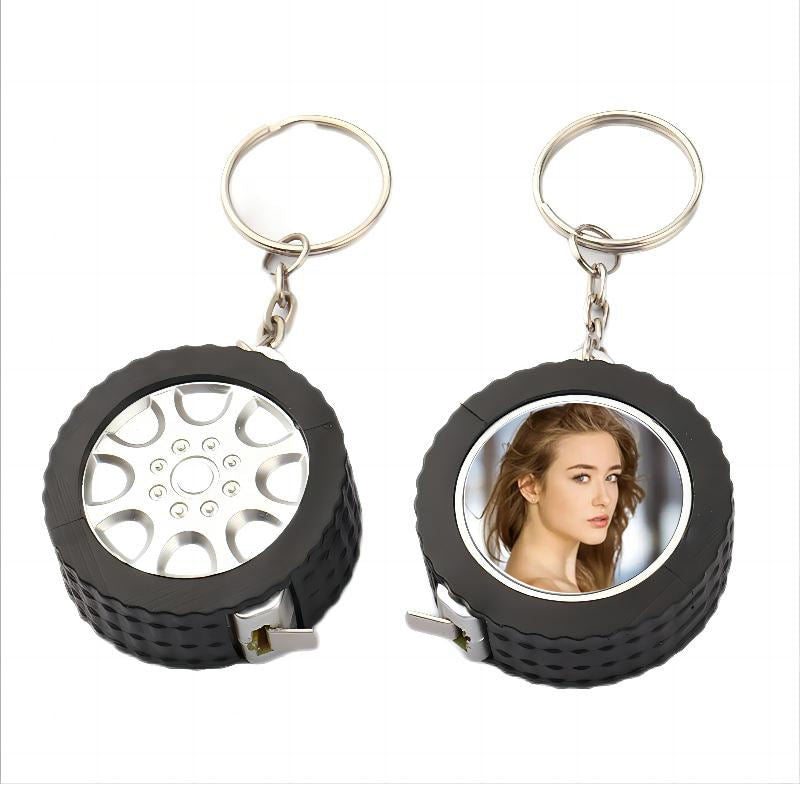 Tape measure keychain