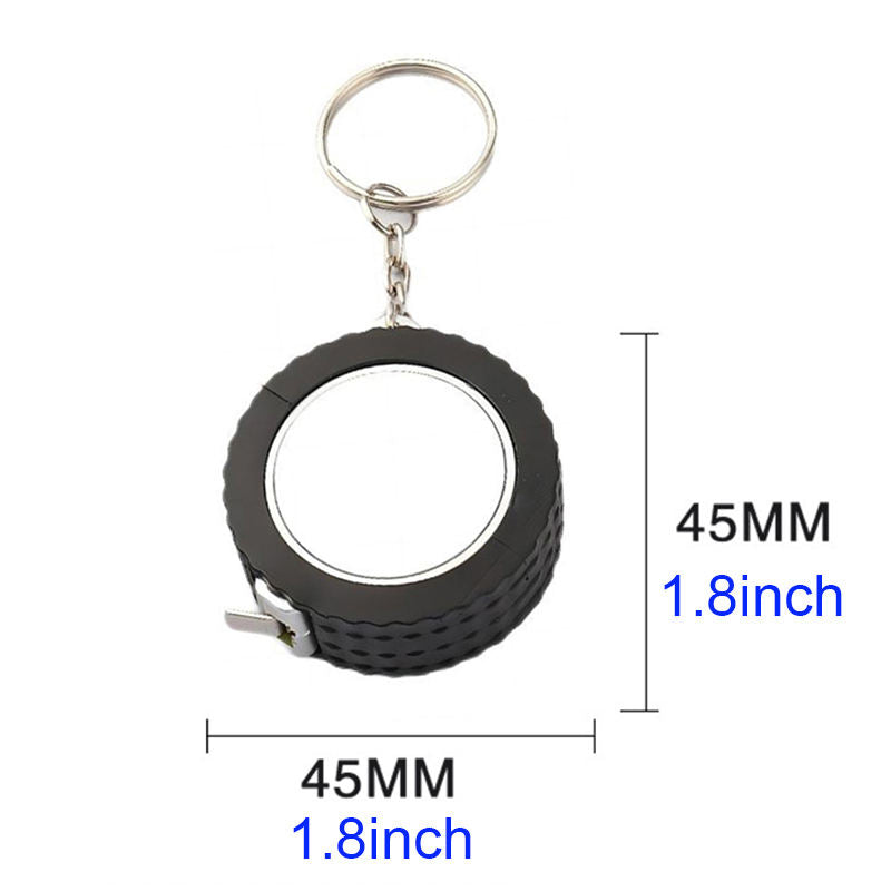 Tape measure keychain