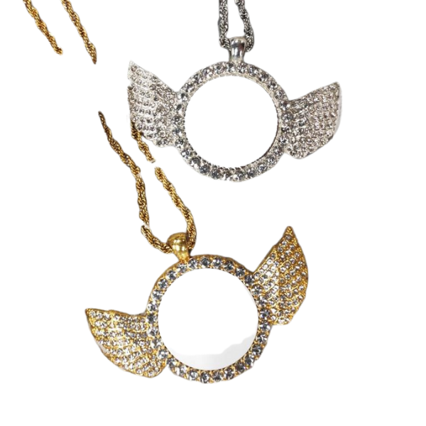 Necklace Angel Wing Bling Necklace small