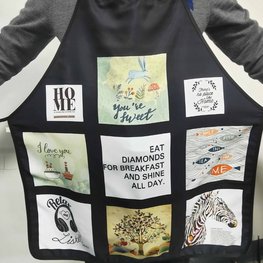 Aprons 1 or 9 Panel Photo  Sublimation Aprons