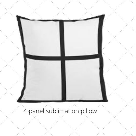 Pillow 4 Panel Sublimation Blank