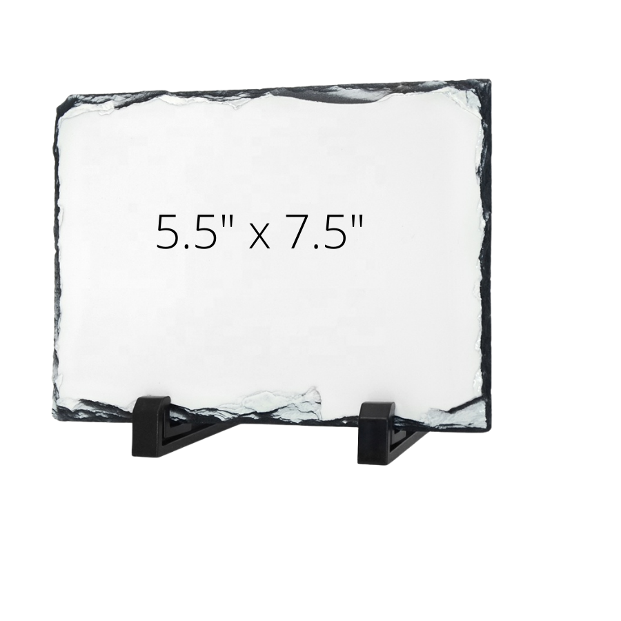 Slate Rectangle Sublimation Photo Rock SBH-03 (L) SBH-09 (S)