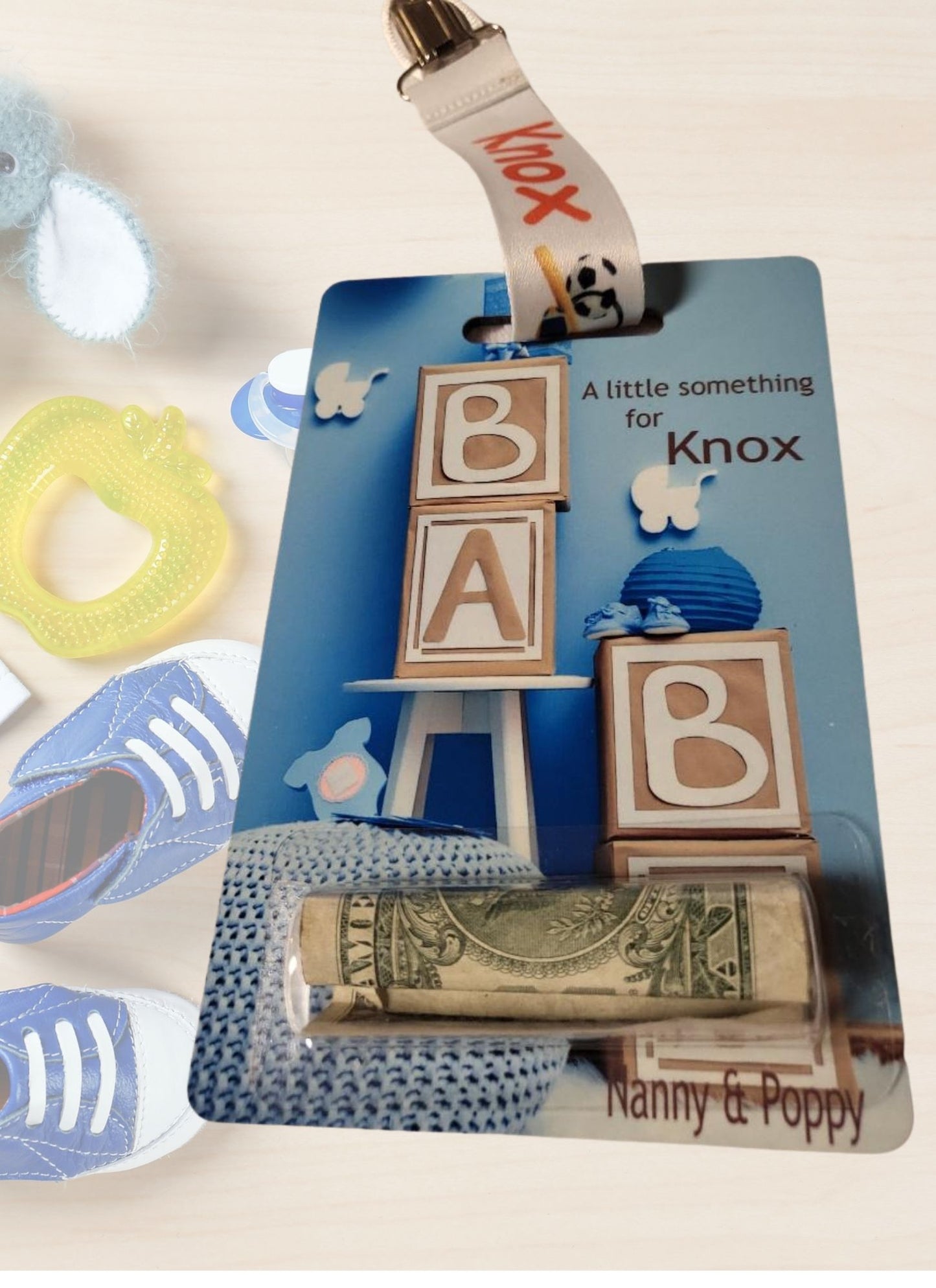 Money Sublimation Card Holder (Cash NOT Included) Single Sided MDF Board