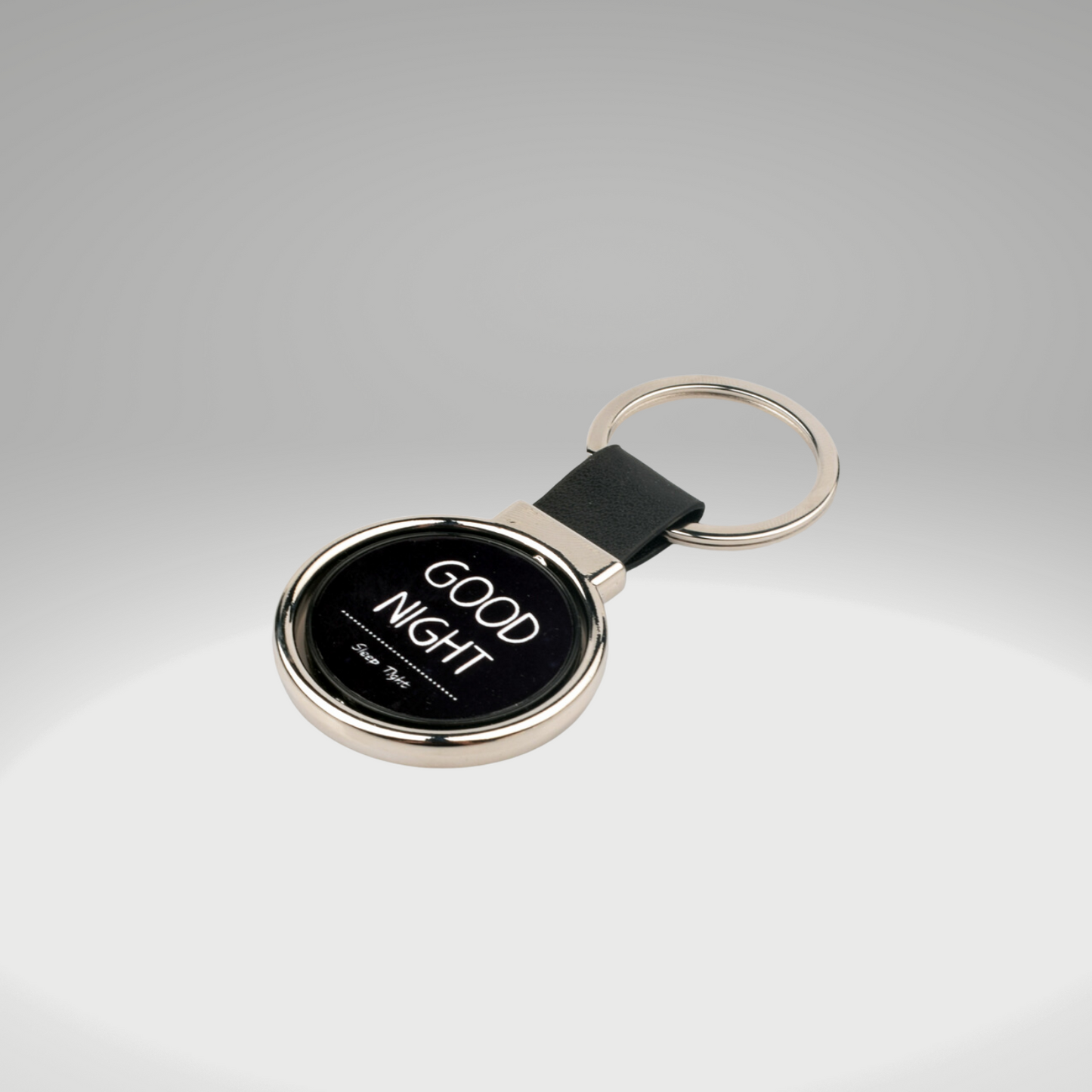 Key Chain Metal Dual Side Rotating Center Sublimation