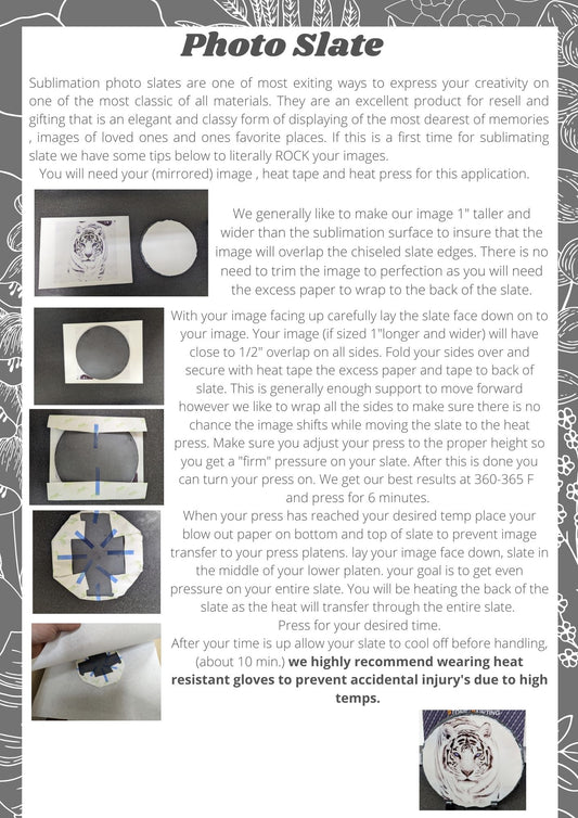 Photo Slate Summary (free with any purchase)