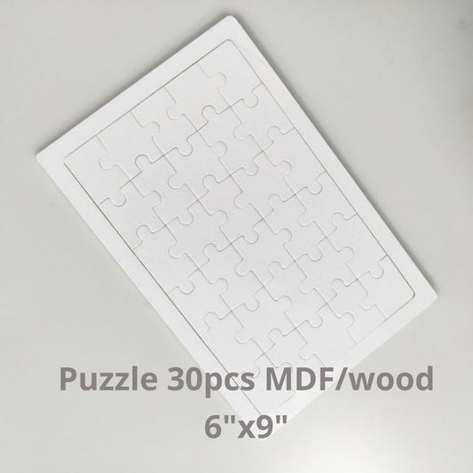 Puzzle Sublimation 30pcs MDF/wood