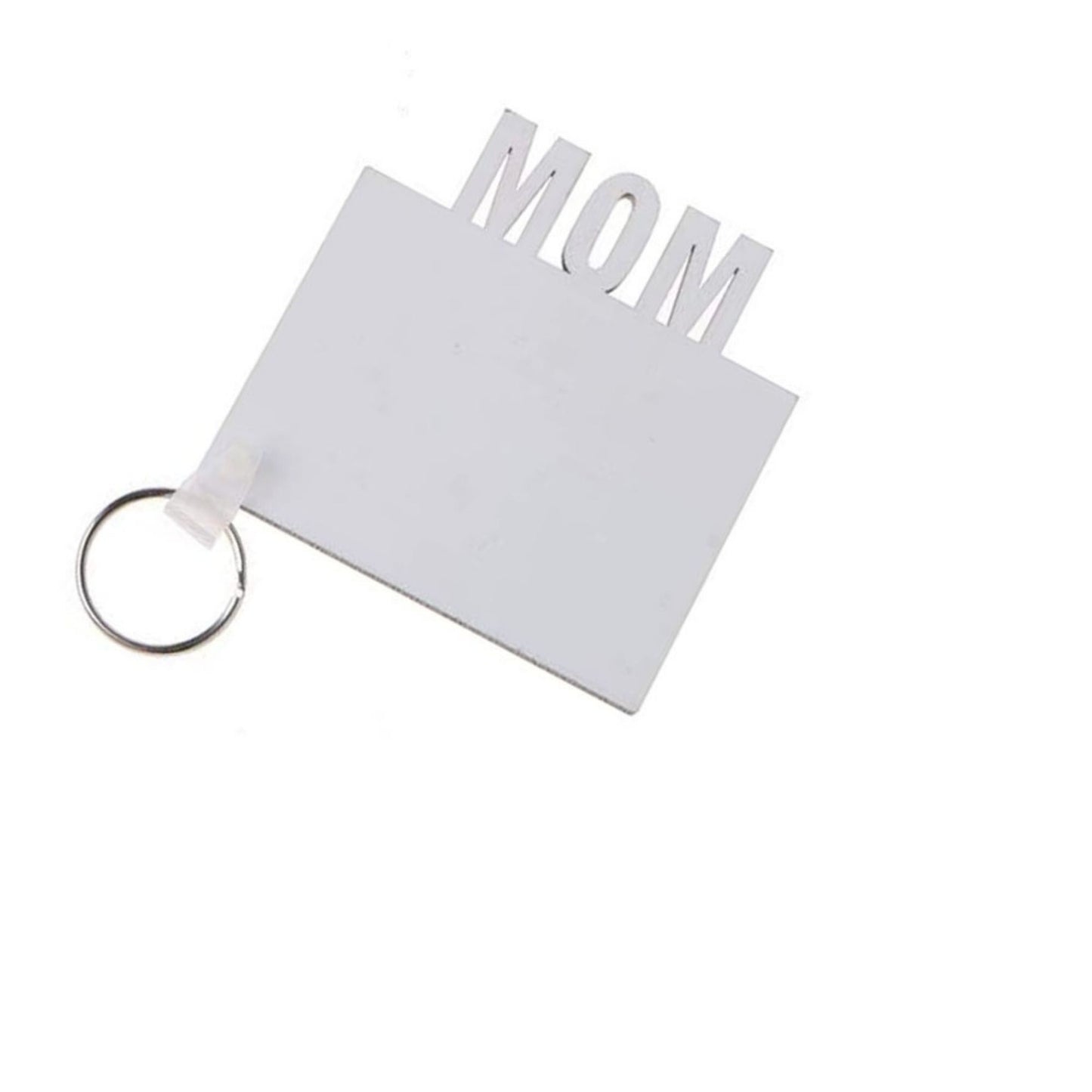 MDF Mom or Dad  Double Sided Sublimation Key Chain