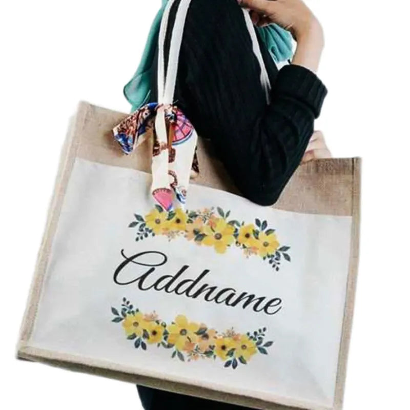 Bag, Sublimation Country Style Jute Bag.  NEW SIZES