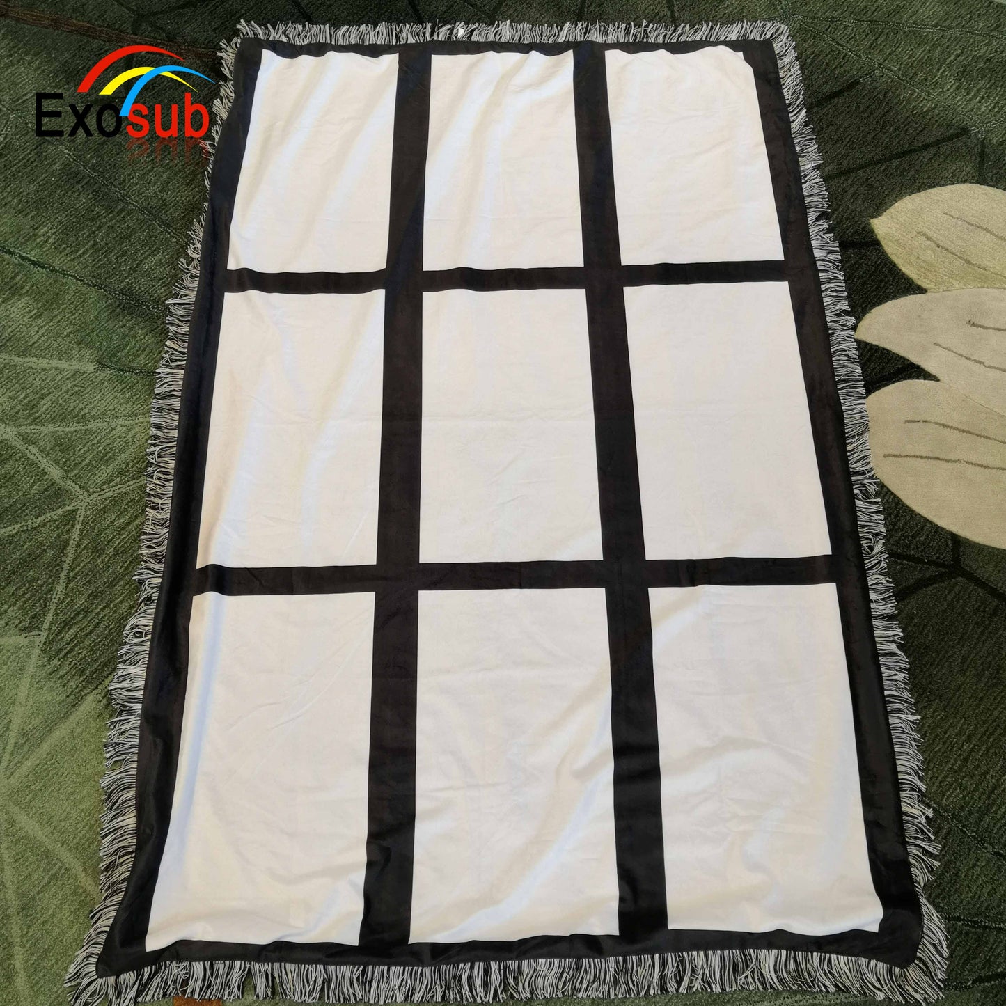 Wholesale 9 Panel Photo Sublimation Blanks Throw Blanket for Heat