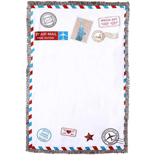 Blanket Sublimation Post Card Theme(clearance)