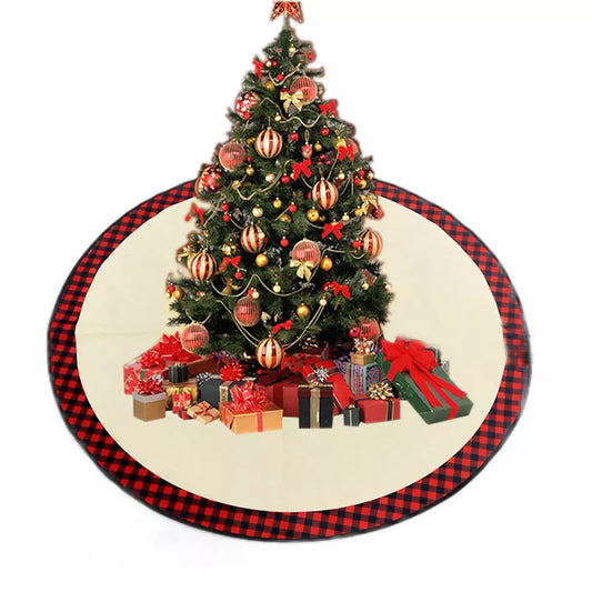 Christmas Sublimation Christmas Tree Skirt (clearance)