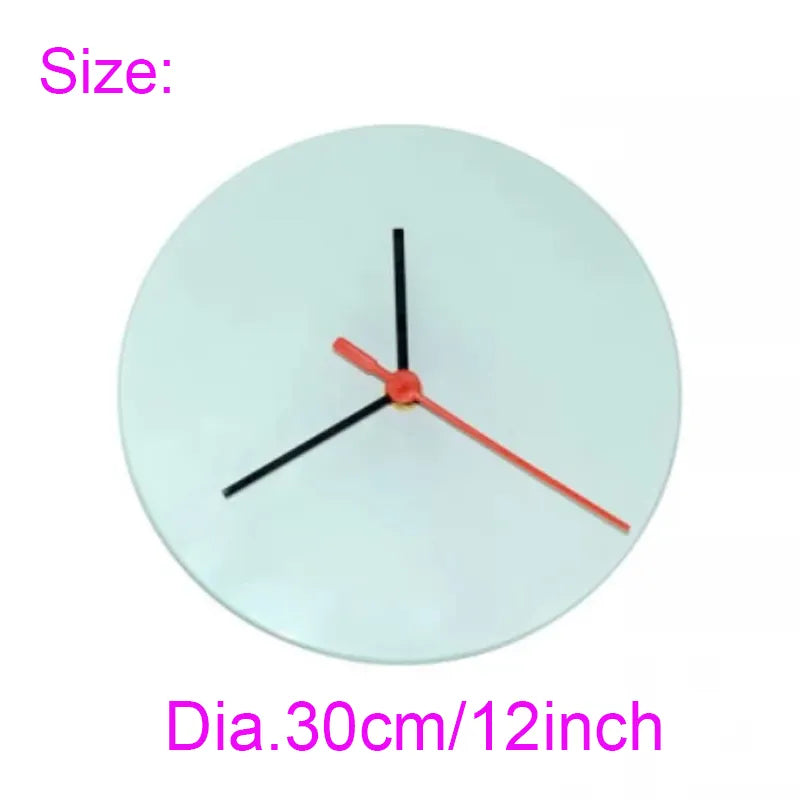 Clock, Sublimation Wall Clock