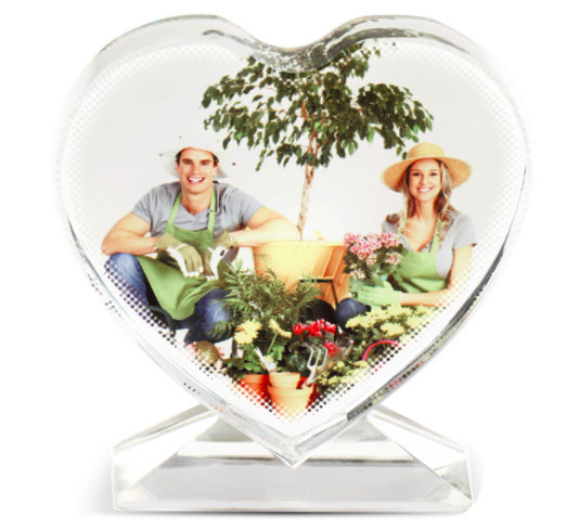 Crystal Heart Sublimation Photo Blank BXP-13